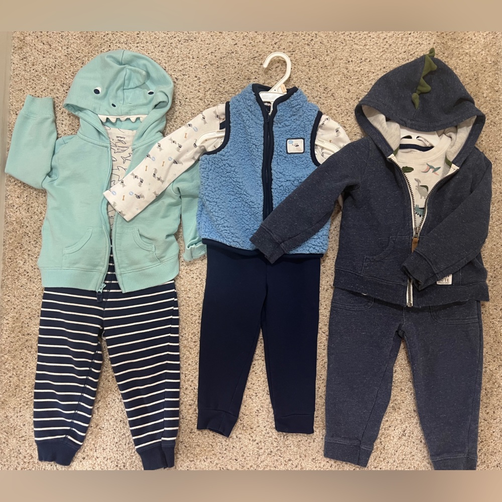 Carters and monkey bars toddler boy 24 months clothes
